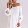Greek Isle Getaway Smocked Crochet Dress Image - 1