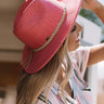 Sunrise Beach Walk Hat In Coral Image - 1