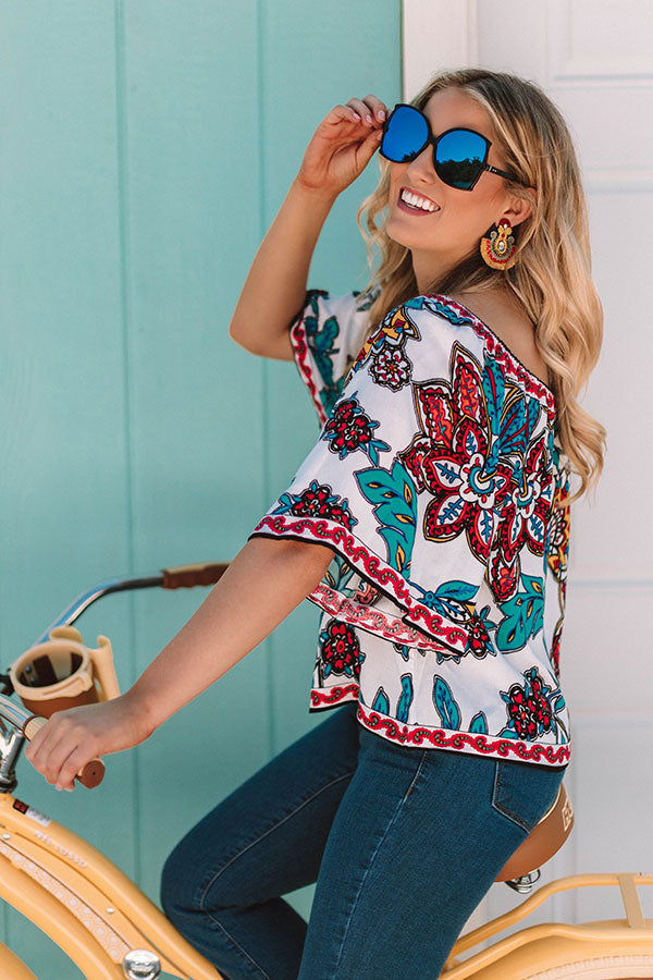 Maui Moonlight Off Shoulder Top Image - 5
