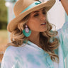 On Holiday Hat in Turquoise Image - 1