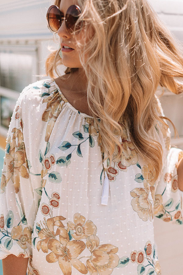 In Bloom Floral Top Image - 5