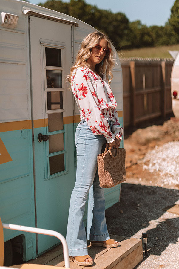 Haute In Manhattan Floral Top Image - 1