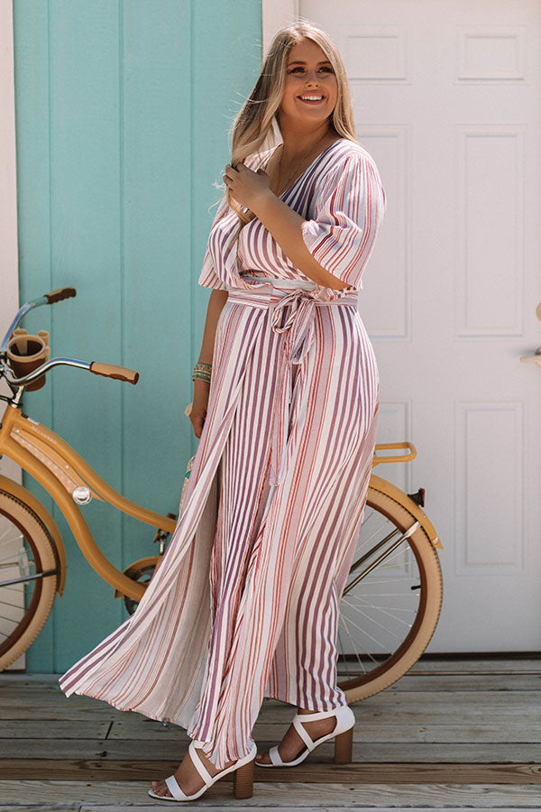 Coffee And Croissants Wrap Maxi Curves Image - 3