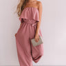 Malibu Bliss Jumpsuit in Blush Image - 1