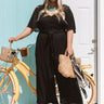 Italian Travels Jumpsuit In Black Curves Image - 1