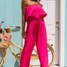 Malibu Bliss Jumpsuit in Raspberry Image - 1