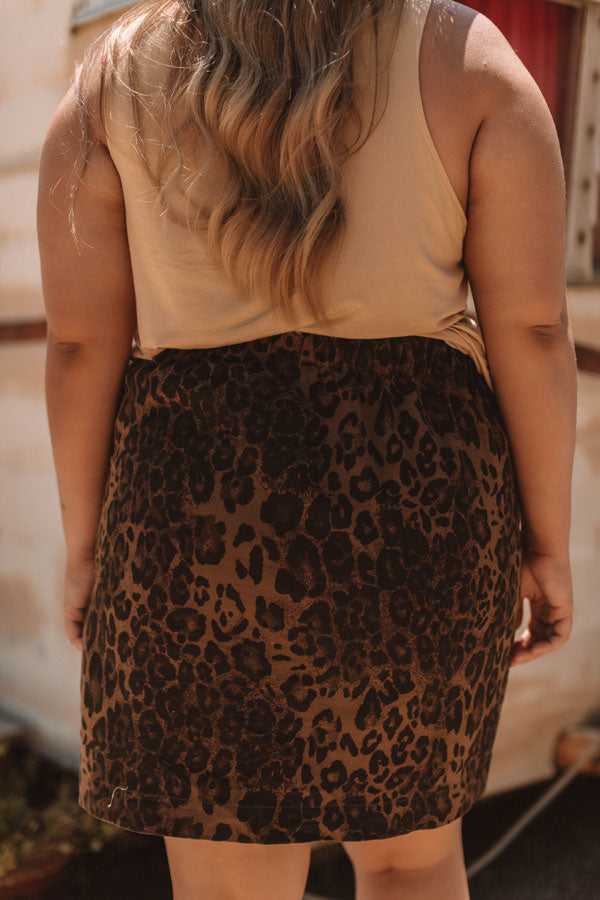 After The Show Leopard Skirt  Curves Image - 5