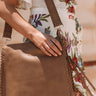 Vegas Weekend Faux Leather Crossbody In Mocha Image - 1