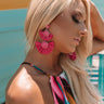 Made For Maui Earrings In Fuchsia Image - 1
