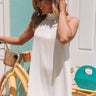 Lake Life Shift Dress in White Image - 1