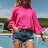 Rumor Has It Shift Top In Hot Pink Image - 1