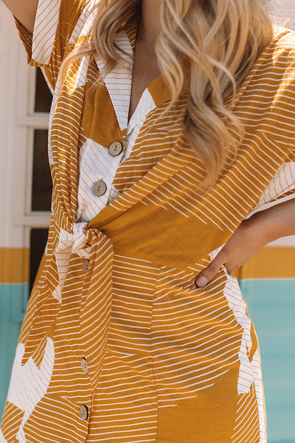 Royal Blvd Front Tie Dress Image - 5