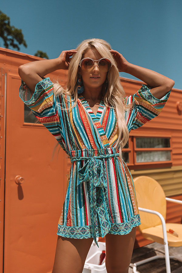 Party All Night Stripe Romper Image - 3