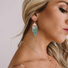 Parisian Views Earrings In Turquoise Image - 1