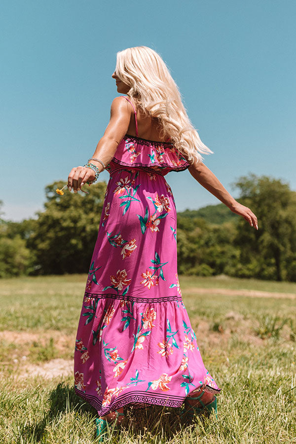 Peace, Love, and Luaus Floral Maxi Image - 4