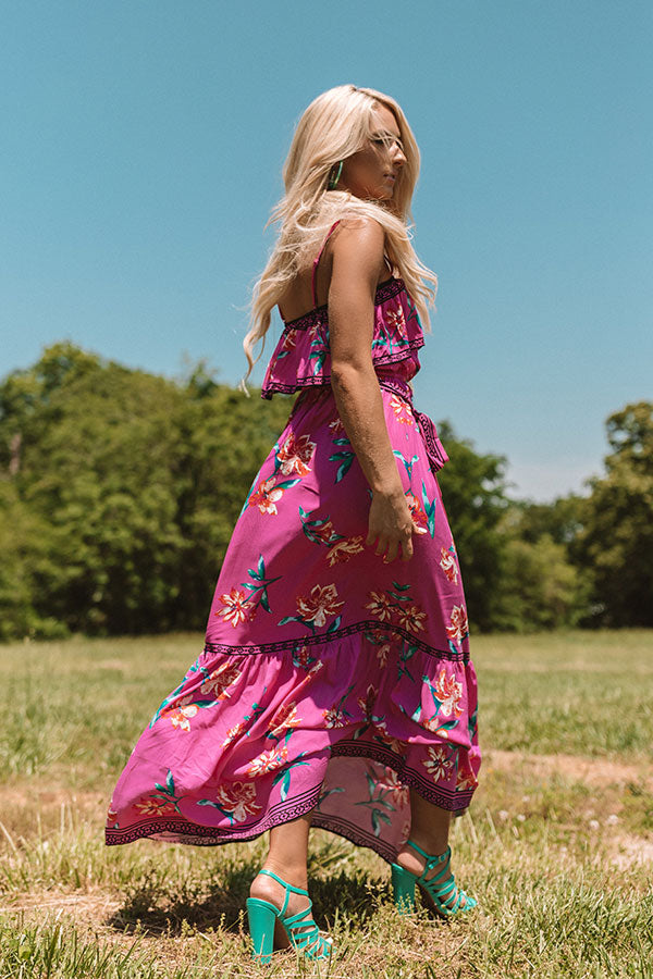 Peace, Love, and Luaus Floral Maxi Image - 5