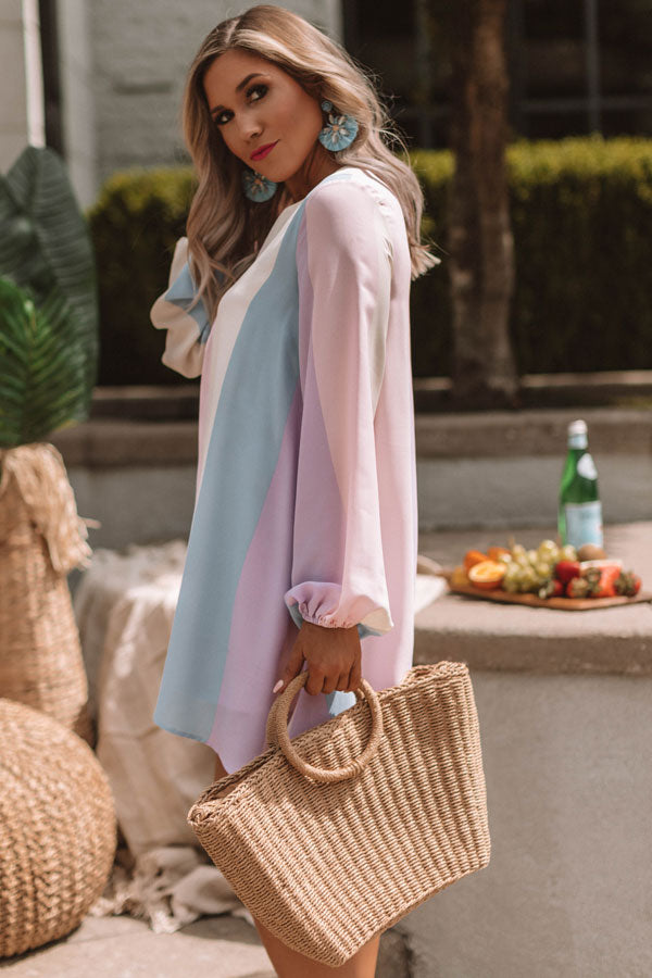 Tour Of Tuscany Stripe Tunic Dress Image - 2