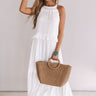 On Holiday Ruffle Maxi in White Image - 1