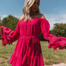 Santa Cruz Kisses Tunic Dress In Fuchsia Image - 1