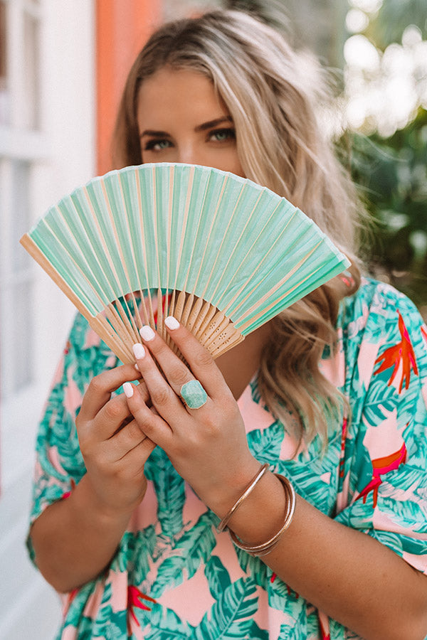 Malibu Bliss Semi Precious Ring In Emerald Image - 2