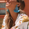 Suncatcher Earrings In Ocean Blue Image - 1