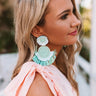 Mint Julep, Please Earrings In Seaglass Image - 1
