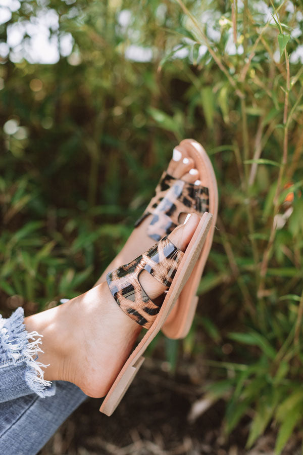 The Ella Leopard Sandal Image - 4