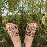 The Ella Leopard Sandal Image - 1