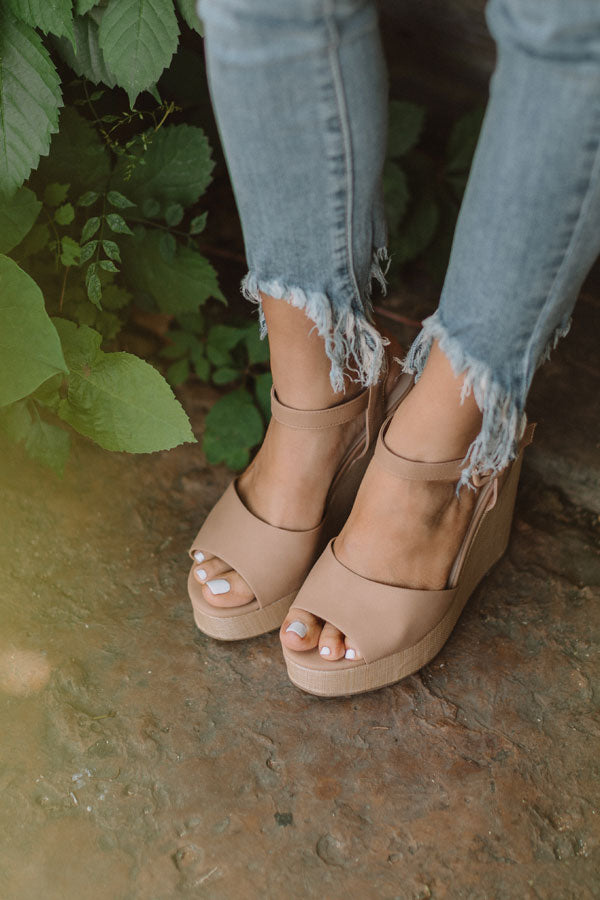 The Ayla Wedge In Iced Latte Image - 4