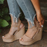 The Ayla Wedge In Iced Latte Image - 1