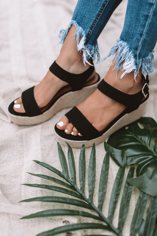 The Marlow Espadrille In Black Image - 2