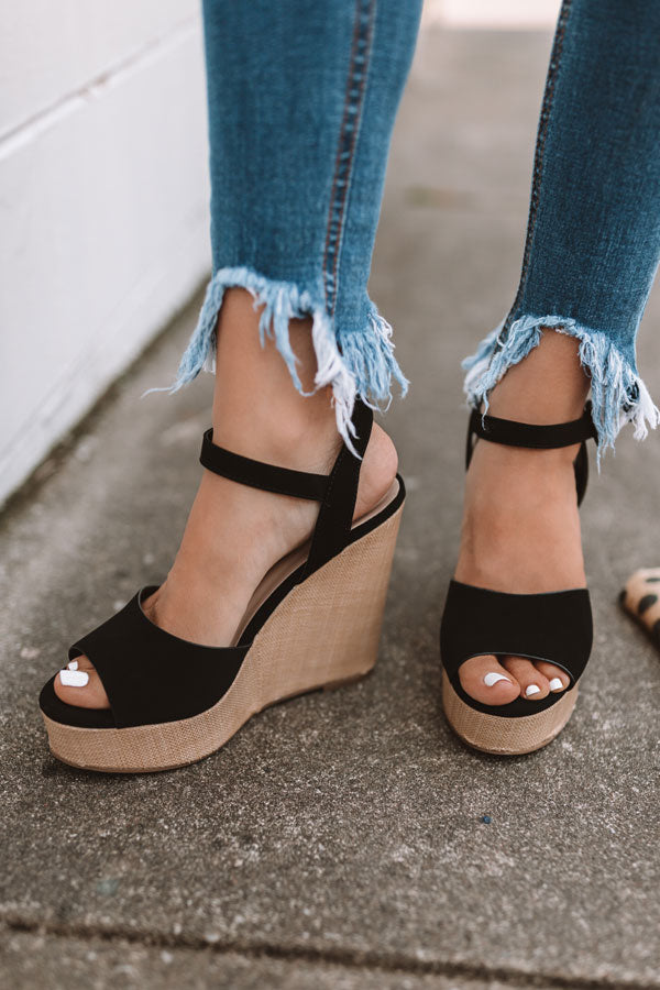 The Ayla Wedge In Black Image - 1