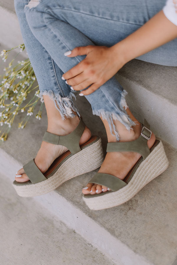 The Marlow Espadrille In Sage Image - 3
