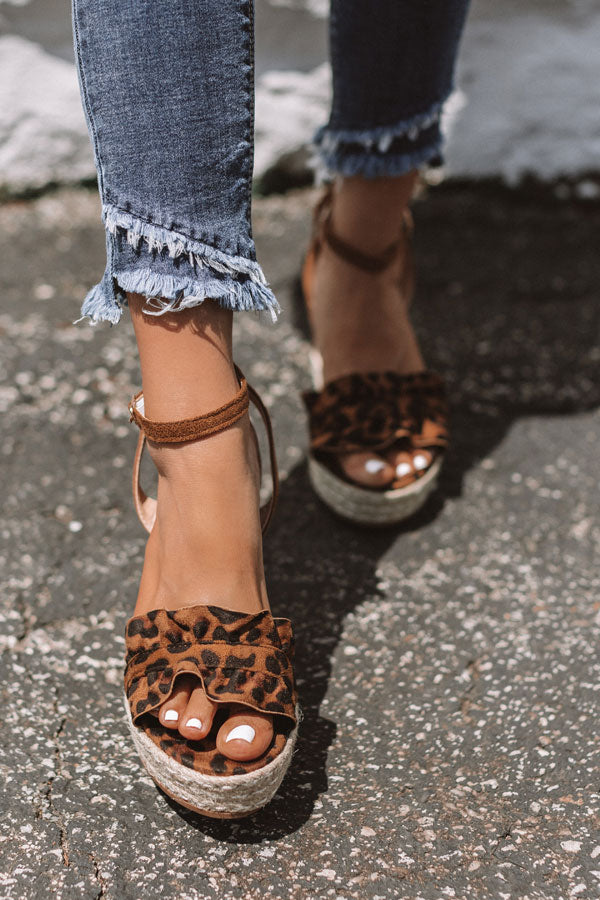 The Uptown Wedge In Leopard Image - 3
