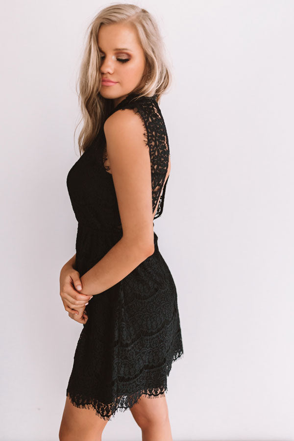 Limos and Luxury Lace Dress In Black Image - 4