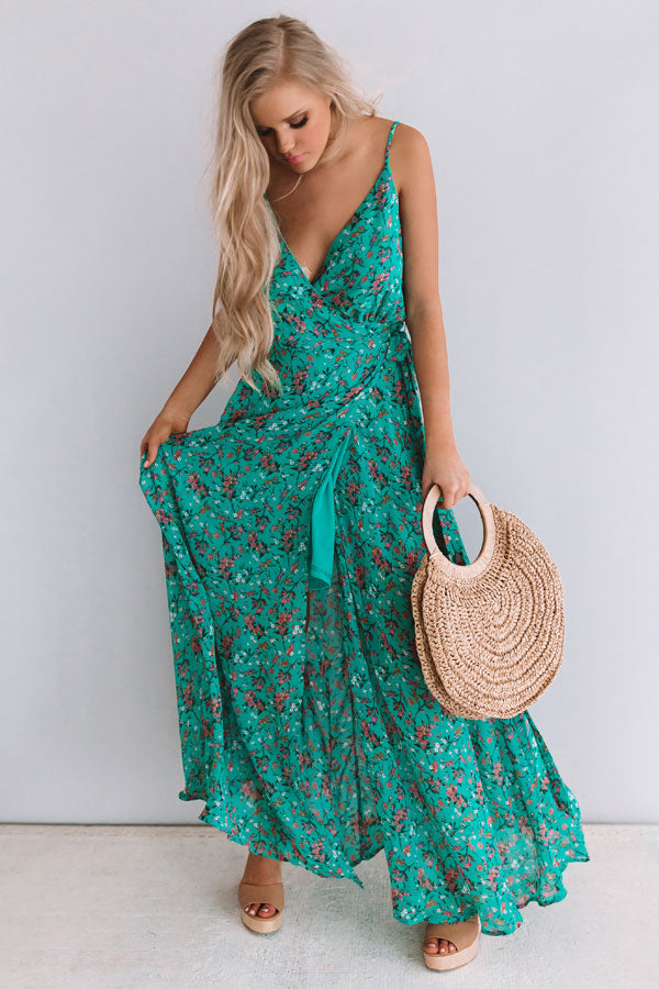 Your Embrace Floral Wrap Maxi Image - 3