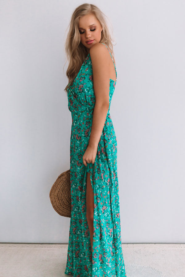 Your Embrace Floral Wrap Maxi Image - 5
