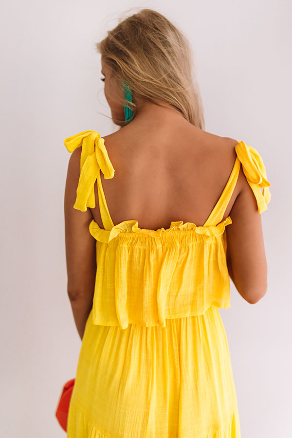 Summer Of Love Ruffle Midi Image - 5