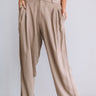 Office Goals High Waist Trousers In Taupe Image - 1