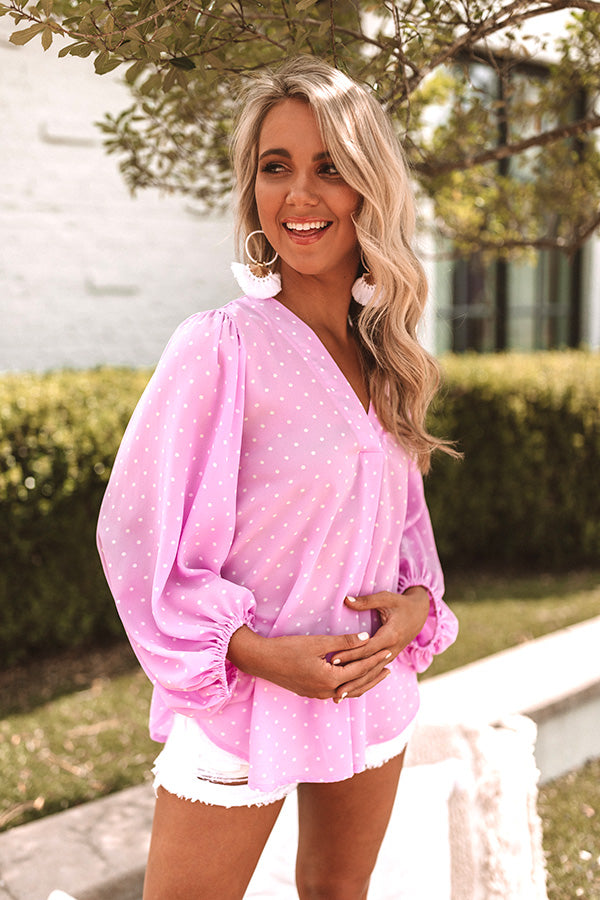 Livin' On The Edge Polka Dot Top Image - 4