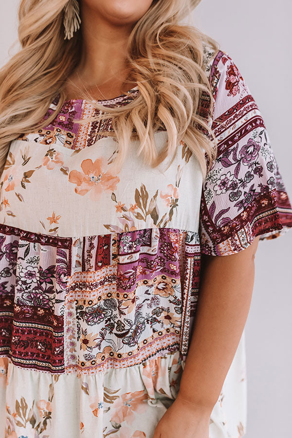 Song Of Summer Top In Sangria  Curves Image - 3