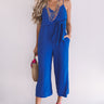 Rooftops And Romance Jumpsuit In Royal Blue Image - 1