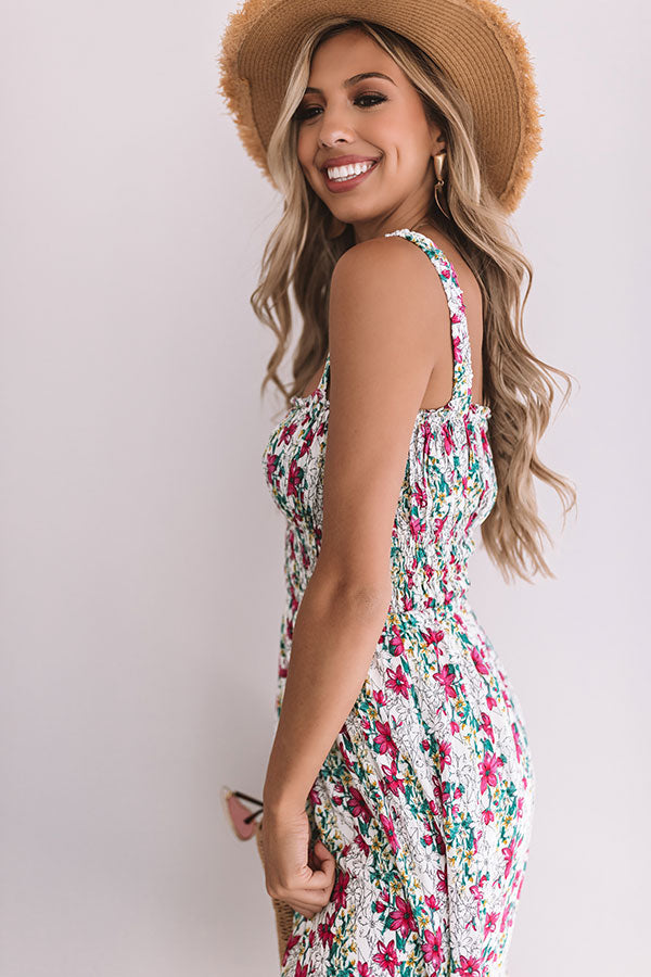 Coastal Crush Floral Midi Image - 3