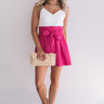 Weekend In New York Romper In Fuchsia Image - 1