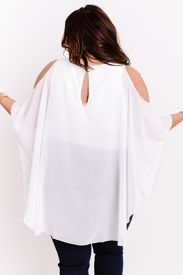 Call Me Chic Bodysuit In White  Curves Image - 4