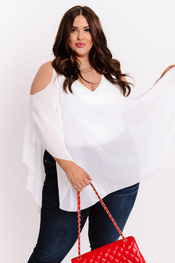 Call Me Chic Bodysuit In White  Curves Image - 1