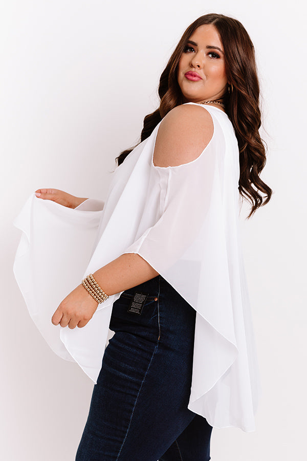 Call Me Chic Bodysuit In White  Curves Image - 3