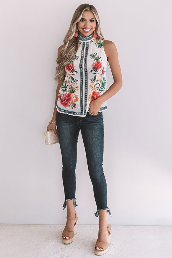 Sweet Sahara Shift Tank In Ivory Image - 2