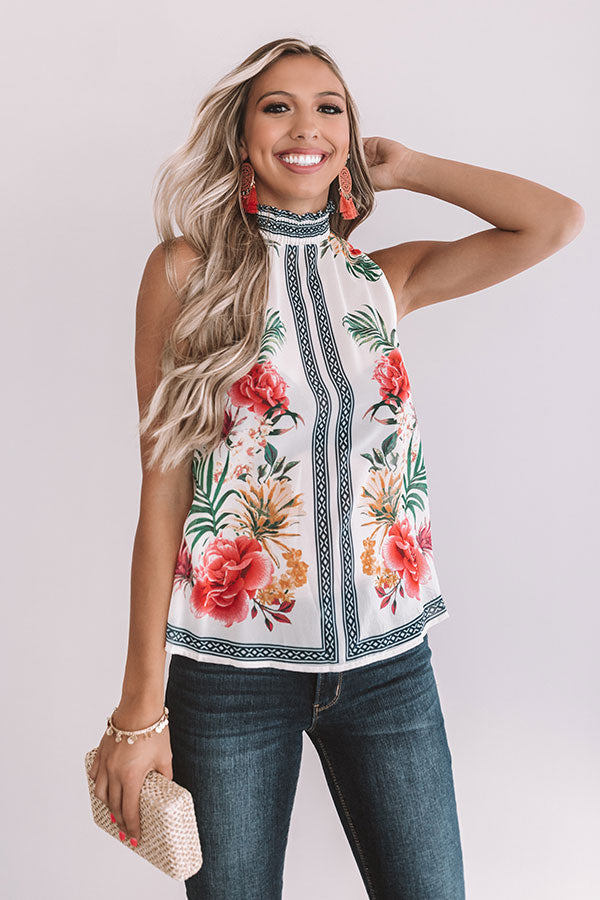 Sweet Sahara Shift Tank In Ivory Image - 3