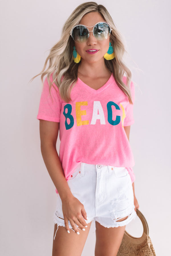 Beach Vibes Shift Tee Image - 2